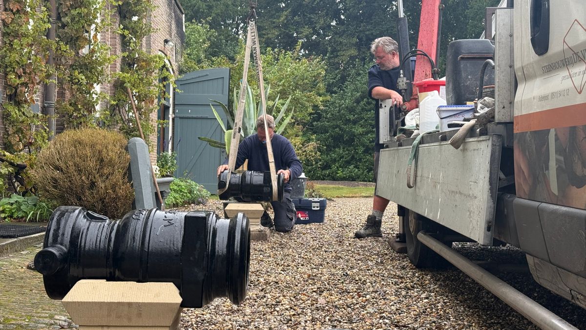 Eeuwenoude mortieren terug bij Landgoed Oldegaerde: 'Heel bijzonder'