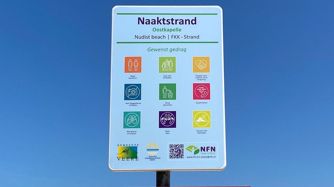 bord geen seks op strand