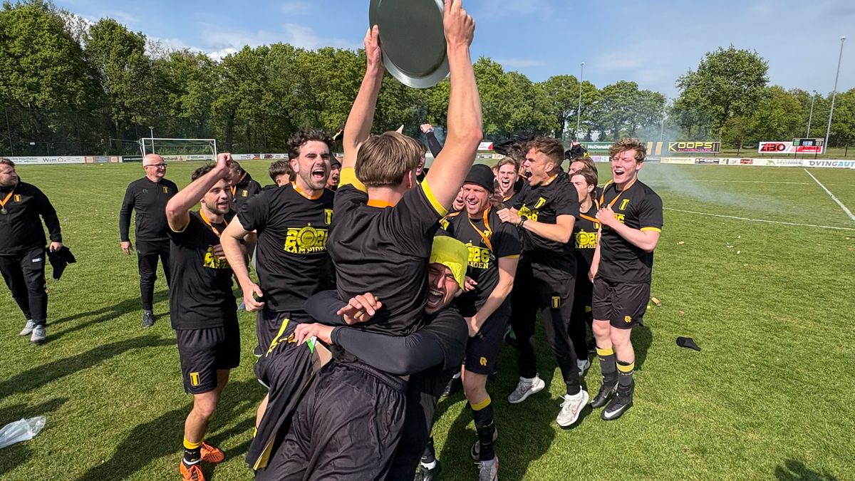 FC Assen na draak van een wedstrijd kampioen in Borger: 'Maakt uiteindelijk niet uit'