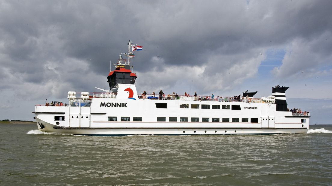 Veerboot Monnik, een van de twee naar Schiermonnikoog.