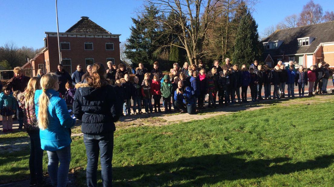Kinderen lazen gedichten voor (Rechten: Ineke Kemper / RTV Drenthe)