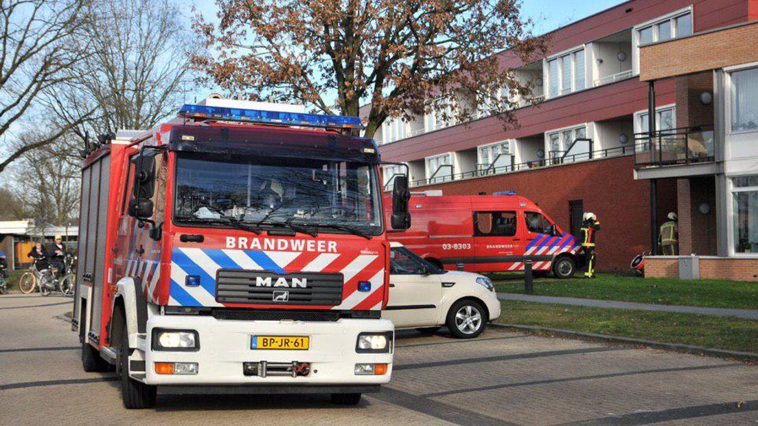 De brandweer rukt uit (Rechten: RTV Drenthe)