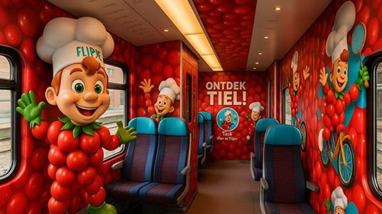 Kunstenaar wil Arriva-trein inrichten als Flipje Express