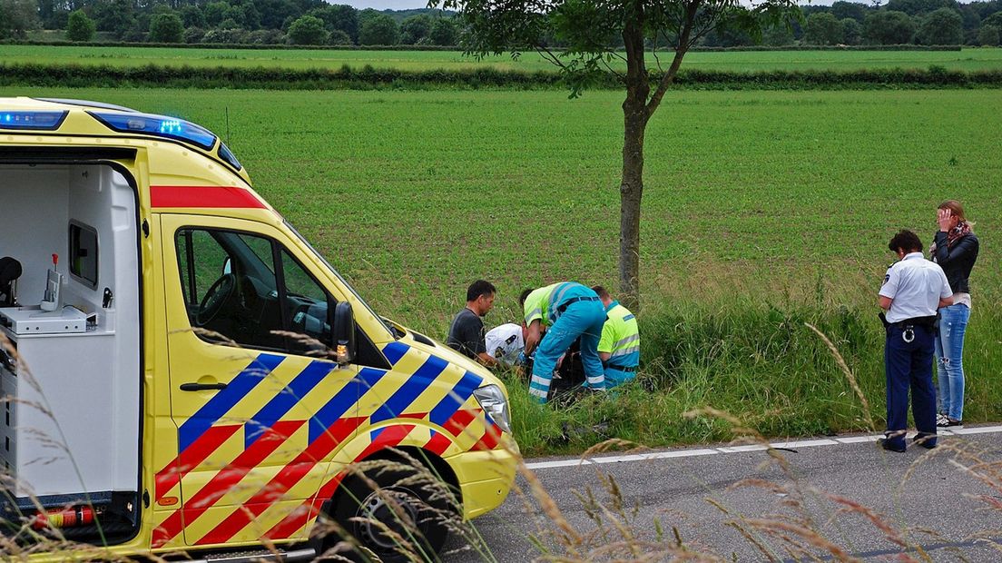 Ernstig ongeluk met motor in Deventer