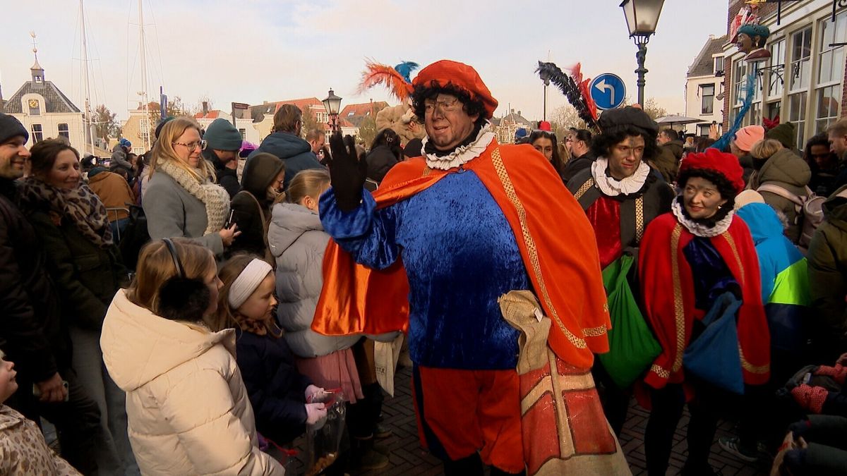 Kinderen vieren komst van Sint in Goes, maar nemen afscheid van piet Danny
