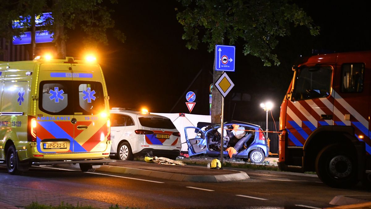 Man (28) overleden na crash tegen boom na politieachtervolging