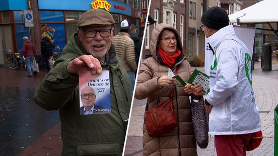 Laatste weekend flyeren voor de verkiezingen: 'Ik gooi hem bij het oud papier'