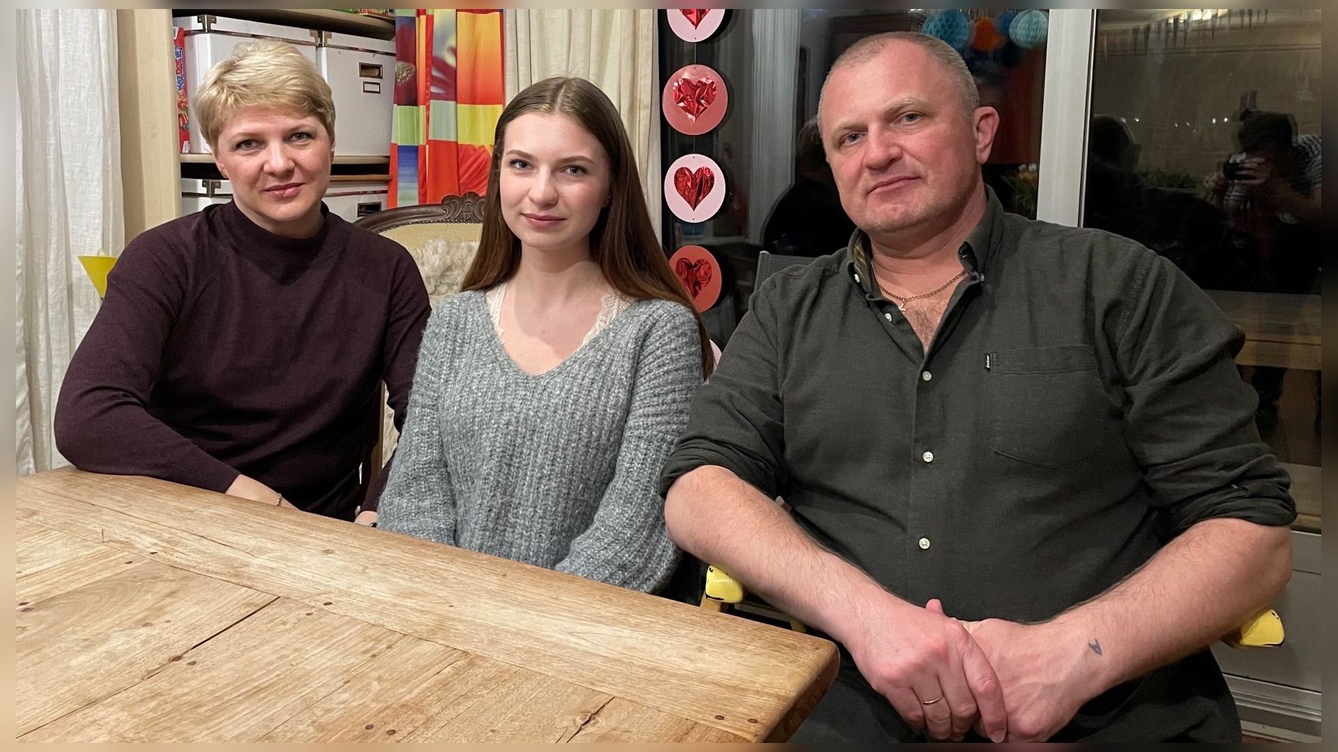Dariia en haar ouders