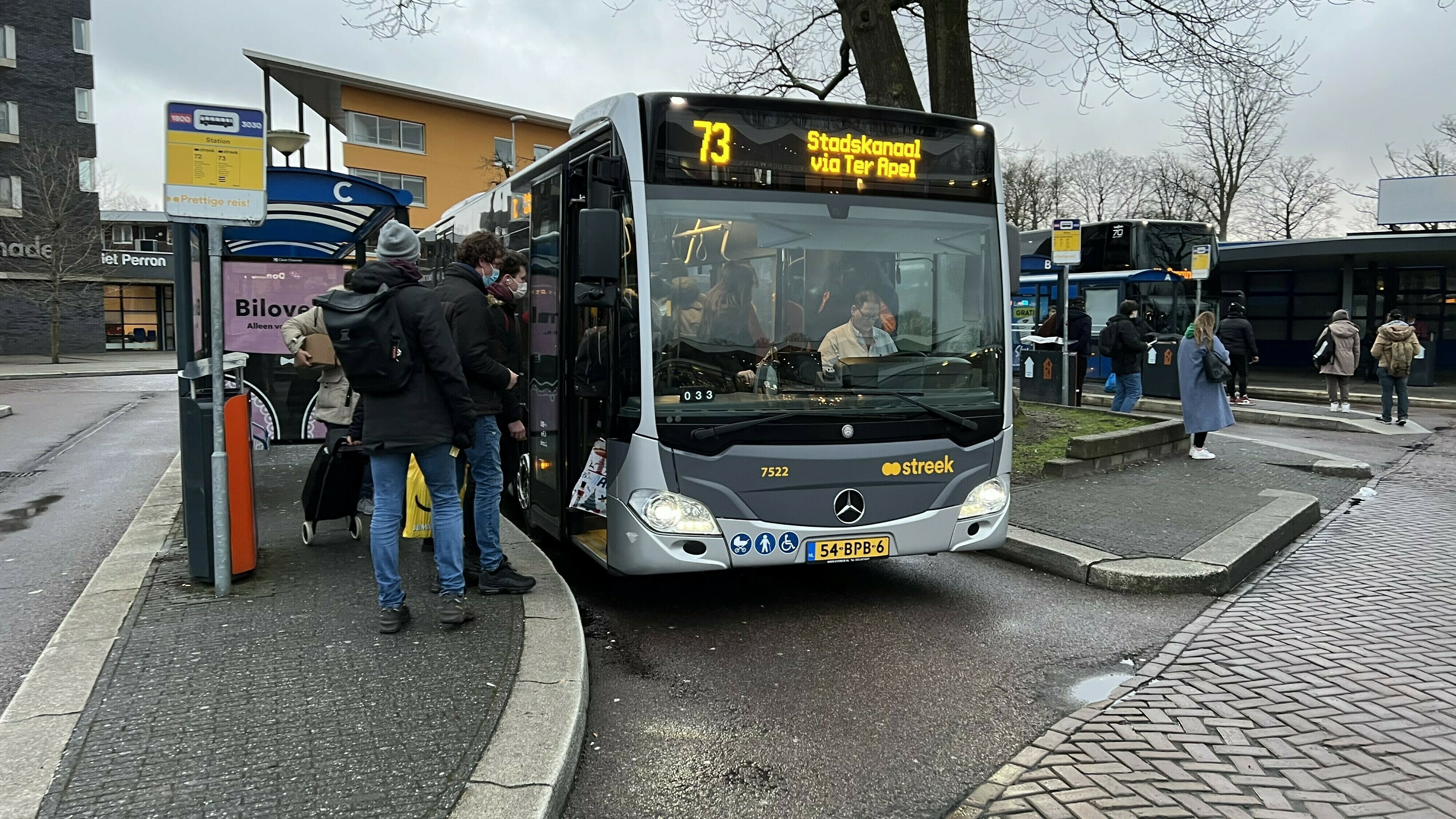 Meer incidenten op buslijn 73 van Emmen naar Ter Apel