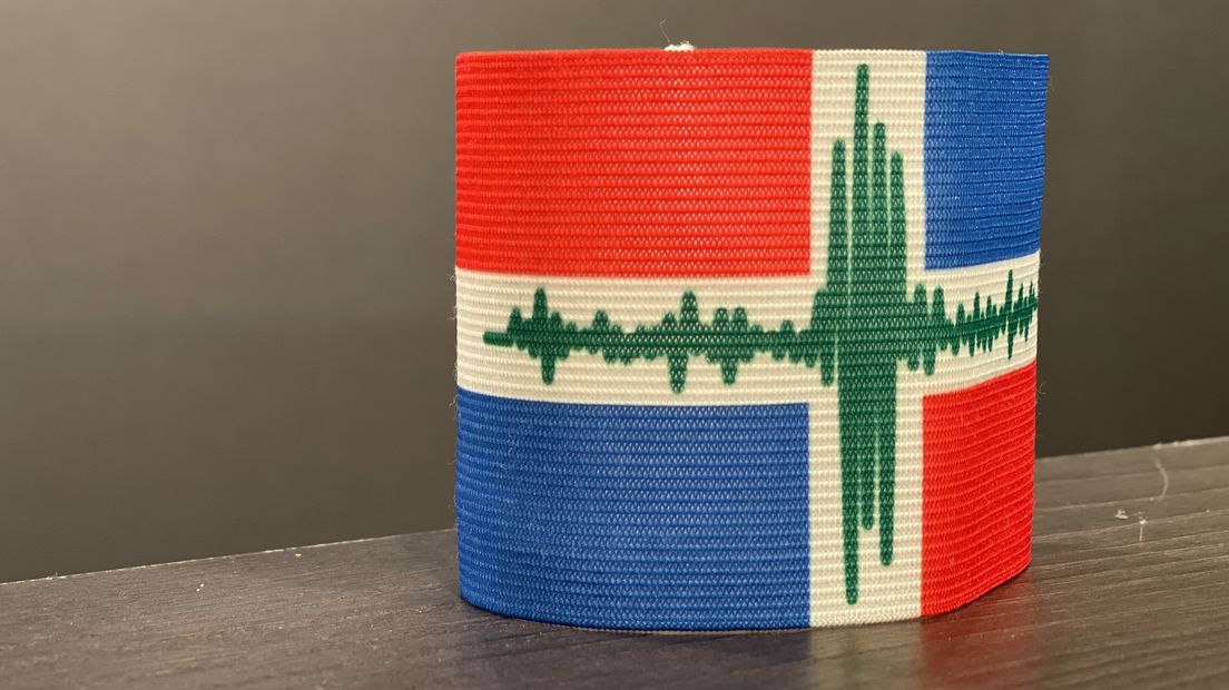 De speciale aanvoerdersband van FC Groningen