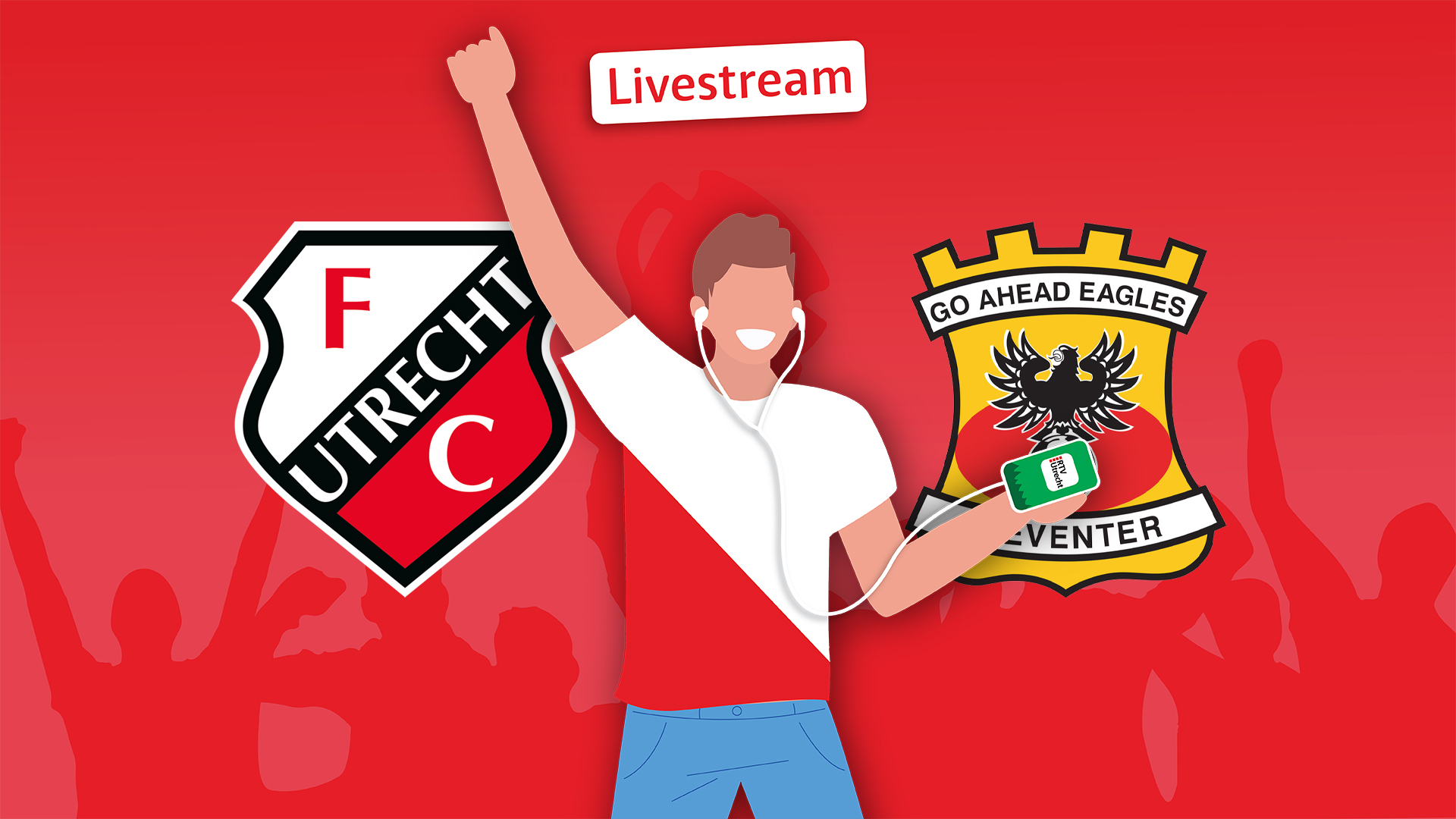 Livestream FC Utrecht - GA Eagles | Luister vanaf 14.00!