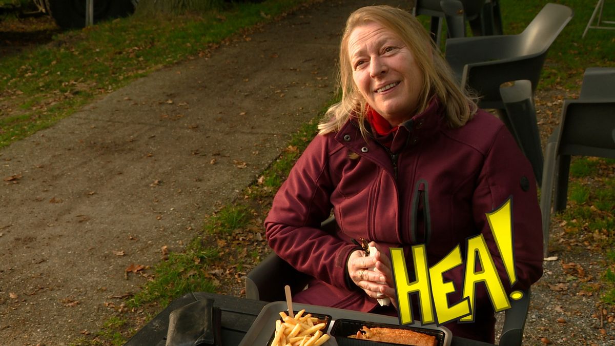 HEA! Rinskje heeft wel een patatje verdiend