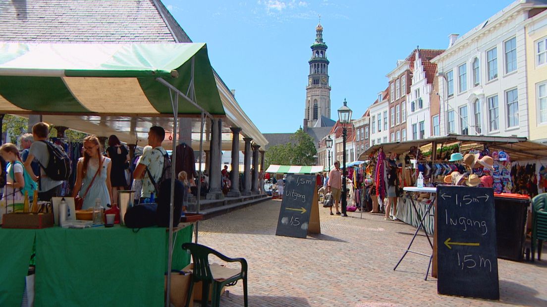 Voor het eerst sinds start coronaperiode weer rommelmarkt in Middelburg