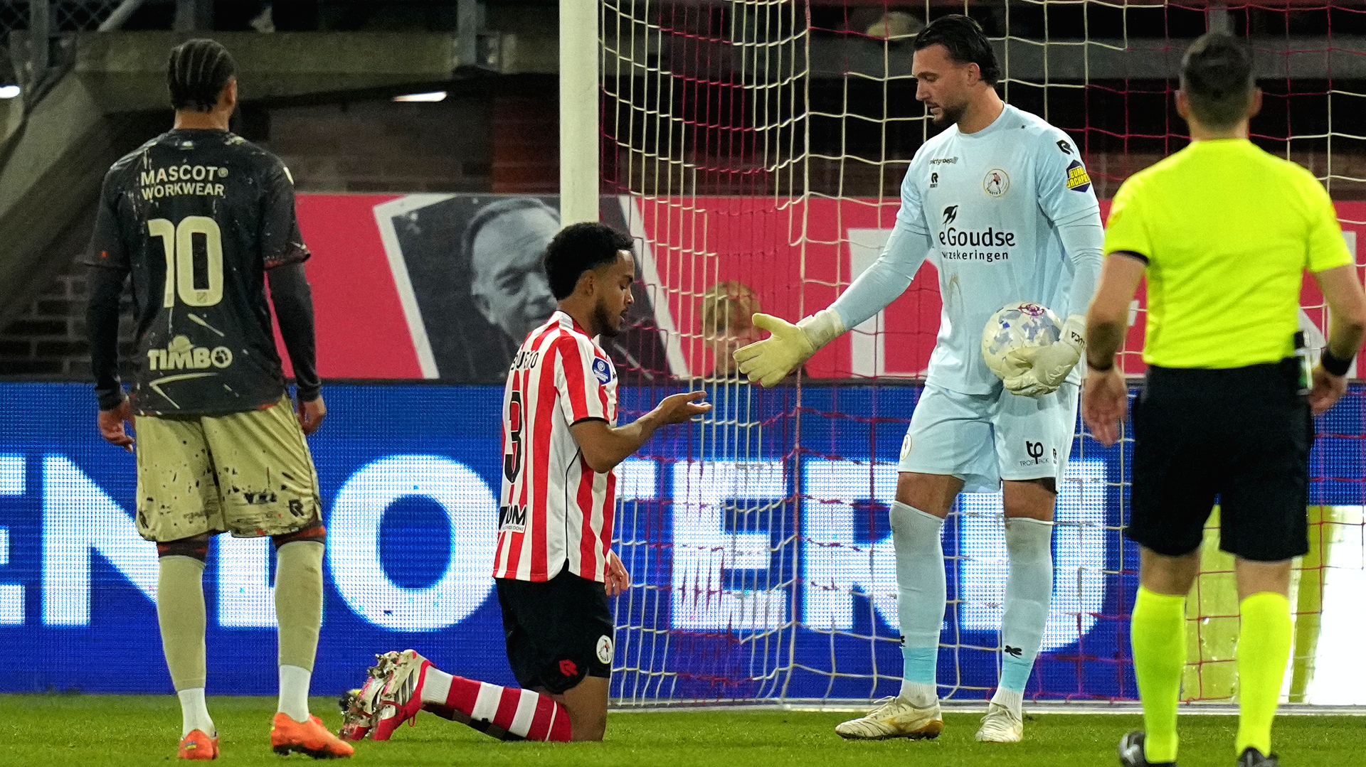 Joël Drommel met andermaal een redding voor Sparta