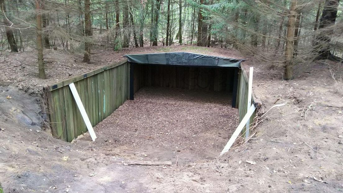 Onderduikershol voor de renovatie (Rechten: RTV Drenthe/Erwin Kikkers)