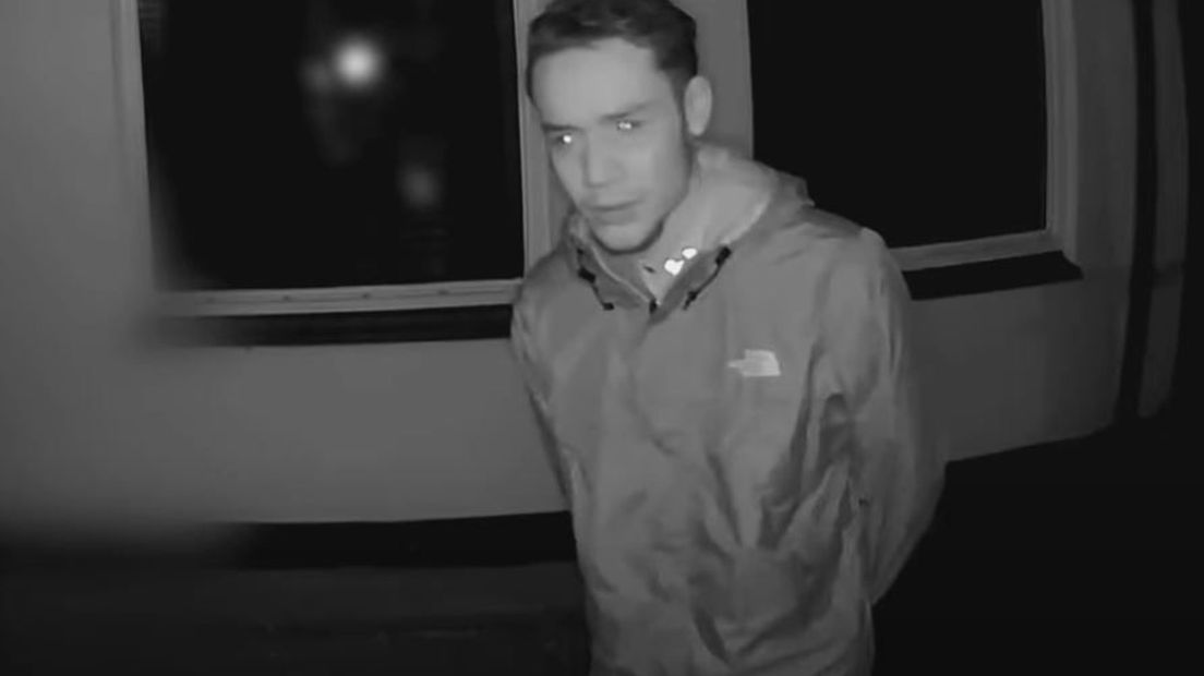 De man die wordt gezocht.