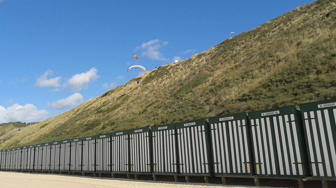 Strandhuisjes bij Zoutelande