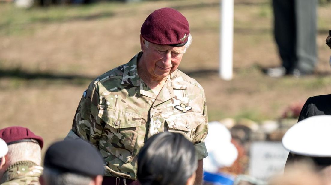 Charles bij de Airborne-herdenking in 2019.