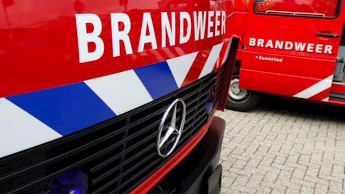Brandweer rukt uit voor brand in Kampen