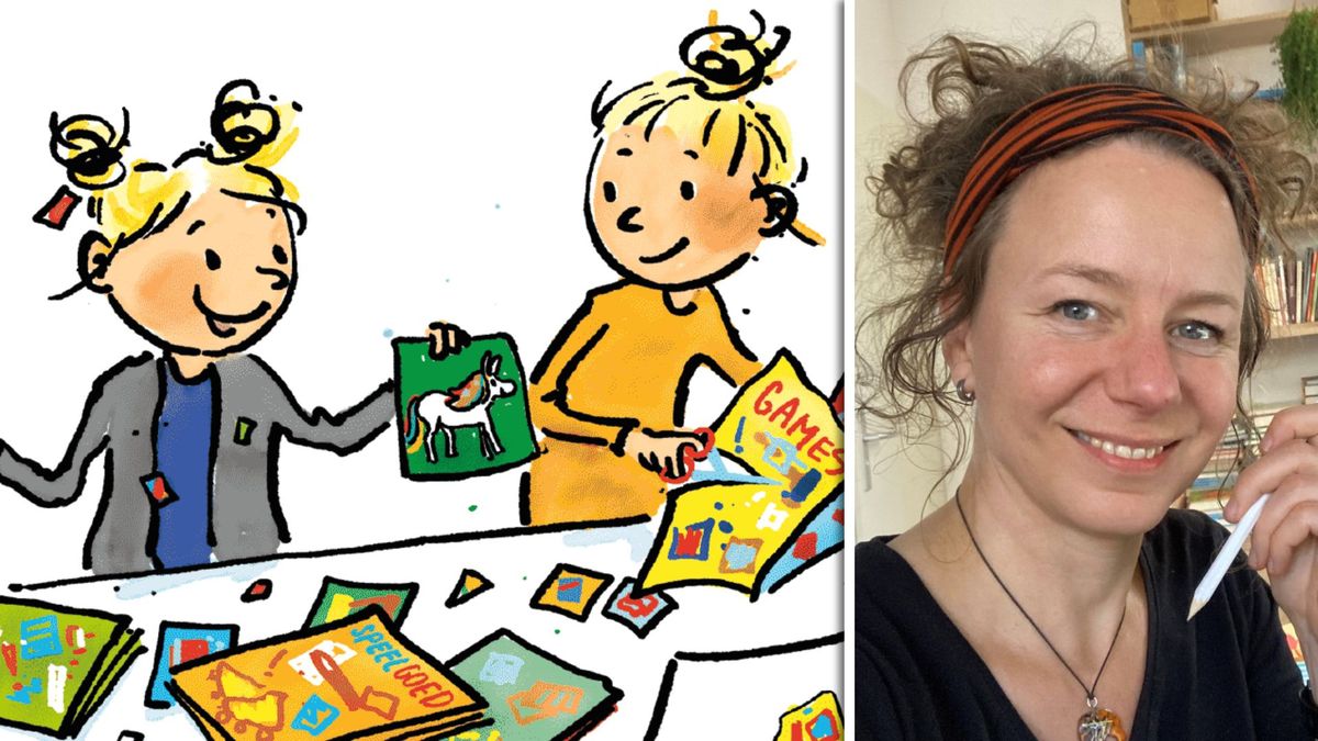 Iris uit Kampen maakte illustraties voor 'gouden' kinderboek: "Enorm