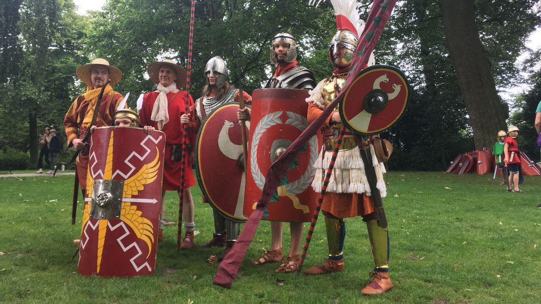 Romeinse soldaten klaar voor vertrek naar de Veluwe