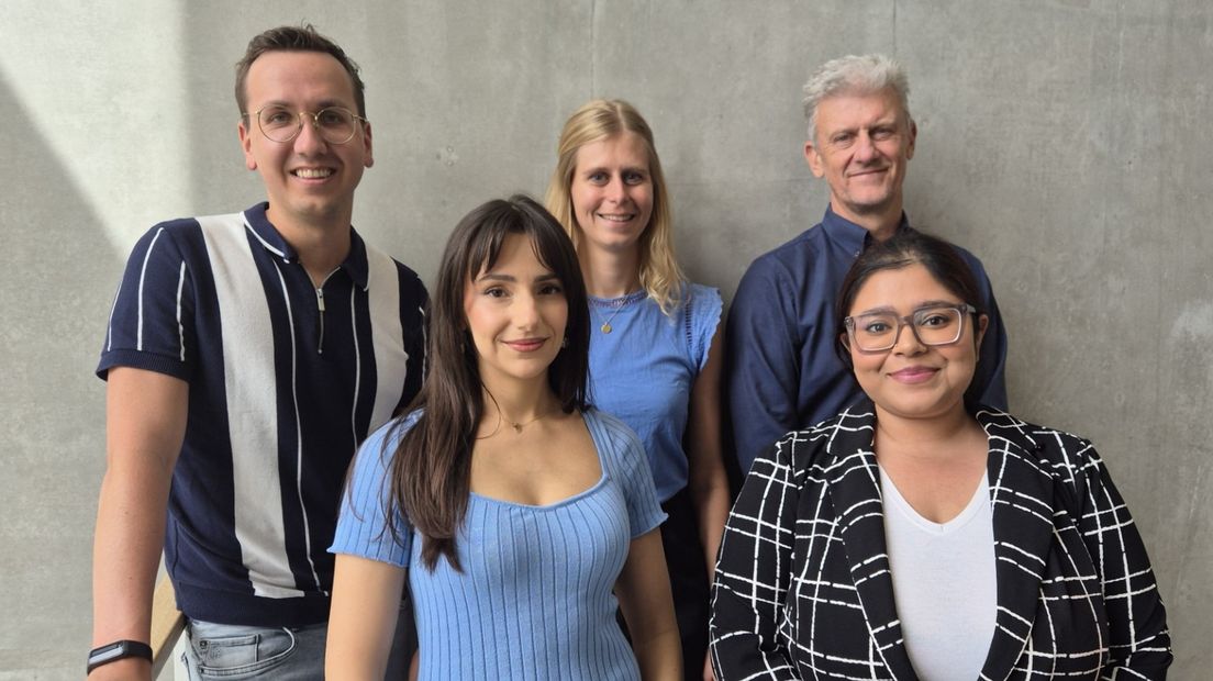 Het team van CC Diagnostics, met links Nutte van Belzen (Eigen foto)