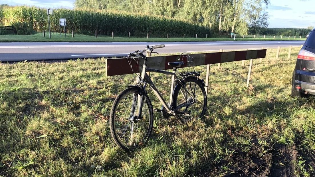 Fietser lichtgewond