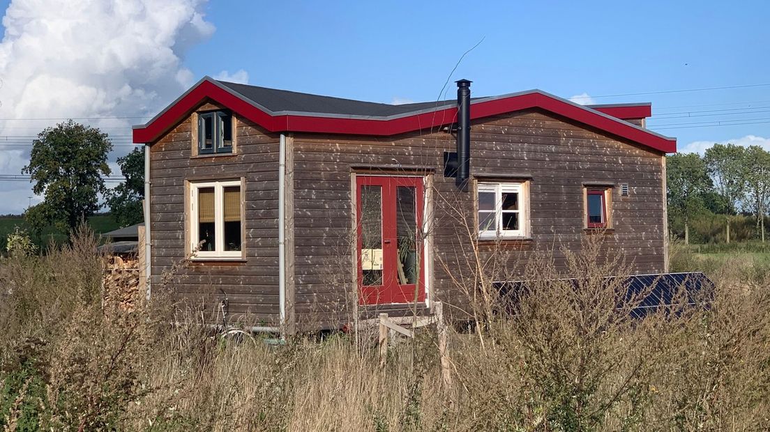 Voorbeeld van een zelfgebouwd tiny house