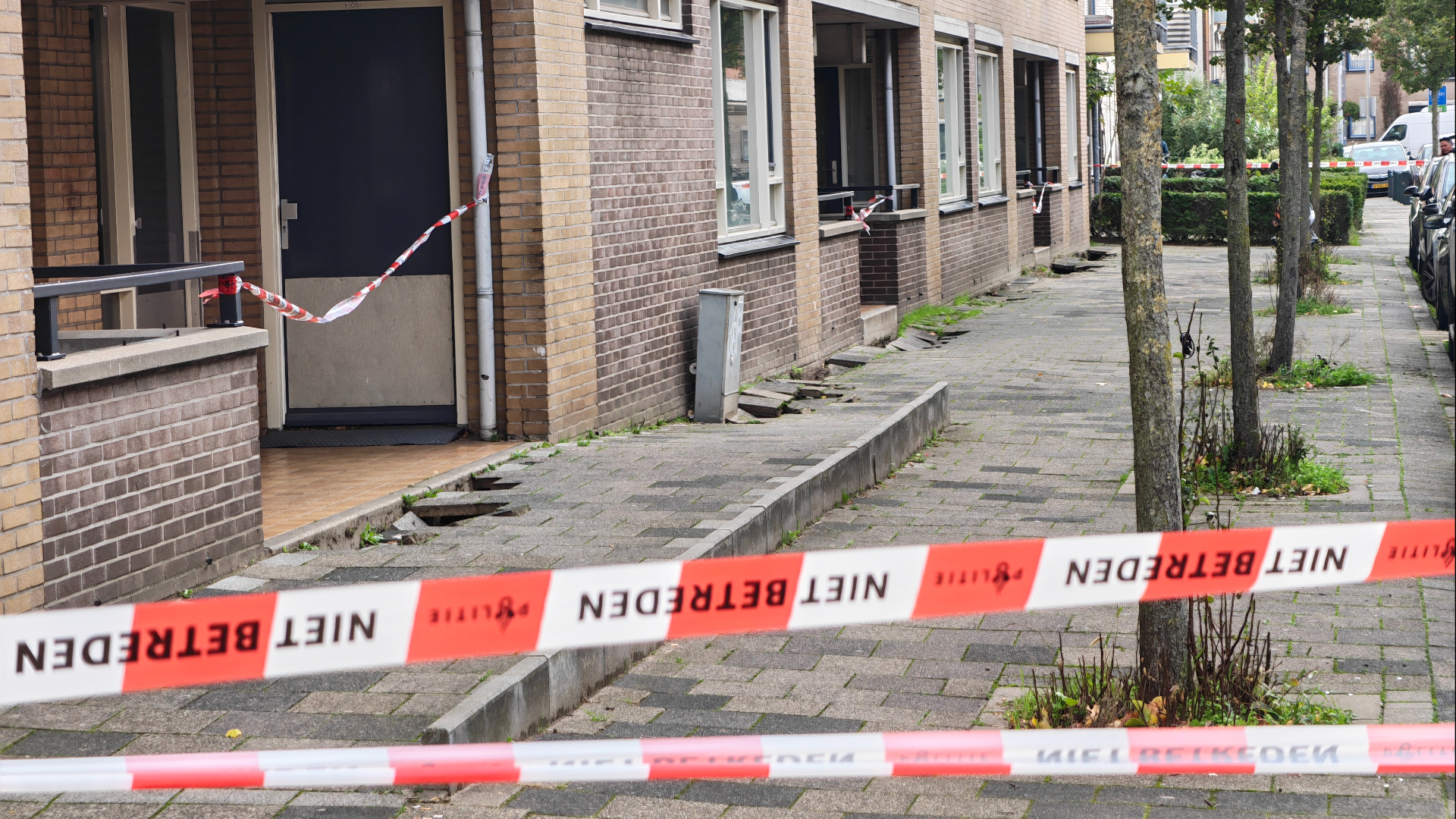 Op twee plekken in Rotterdam-Crooswijk zijn sinkholes ontdekt.