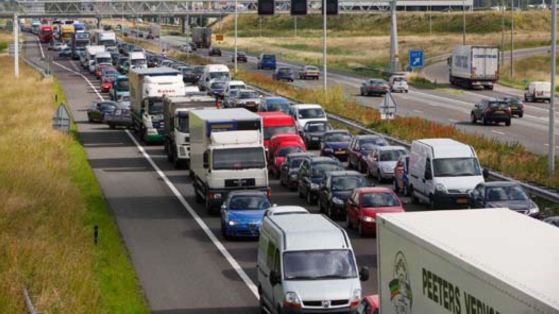 Vakantie is voorbij; drukke ochtendspits