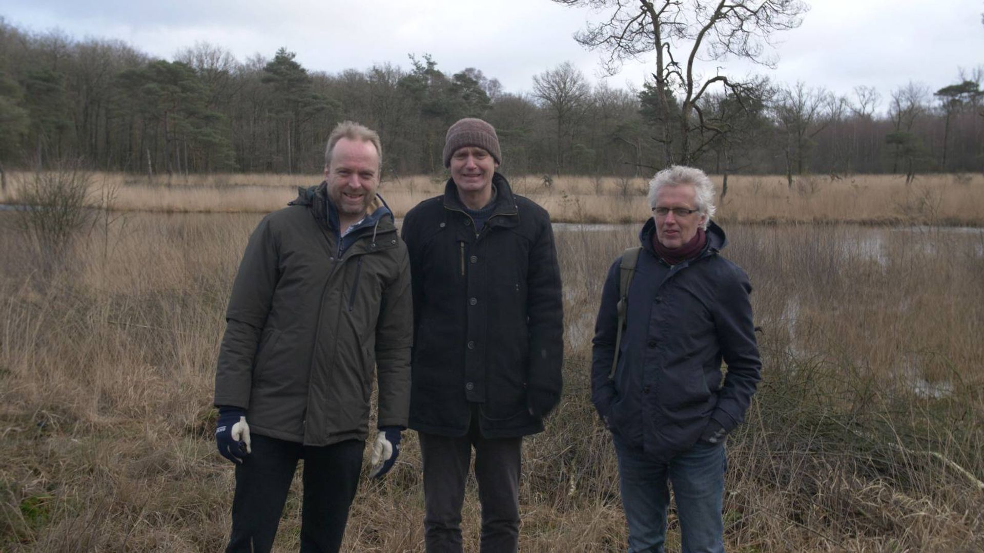 Herman Zeilstra (links), Christiaan Kuitwaard (midden) en Jan Kleefstra (rechts)