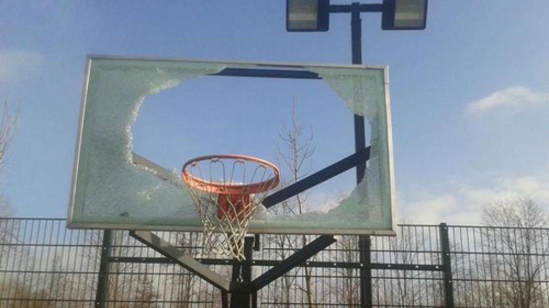 Forse schade door vandalen in Bredevoort