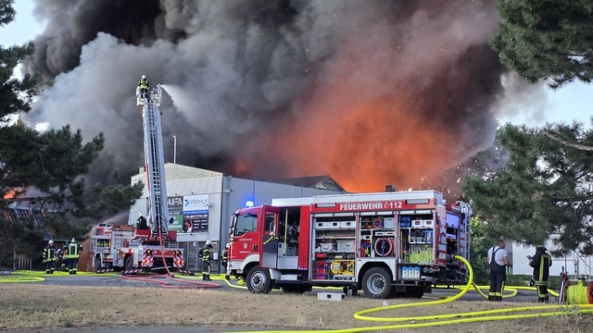 Brand in Duitsland: Limburgse eenheden springen bij
