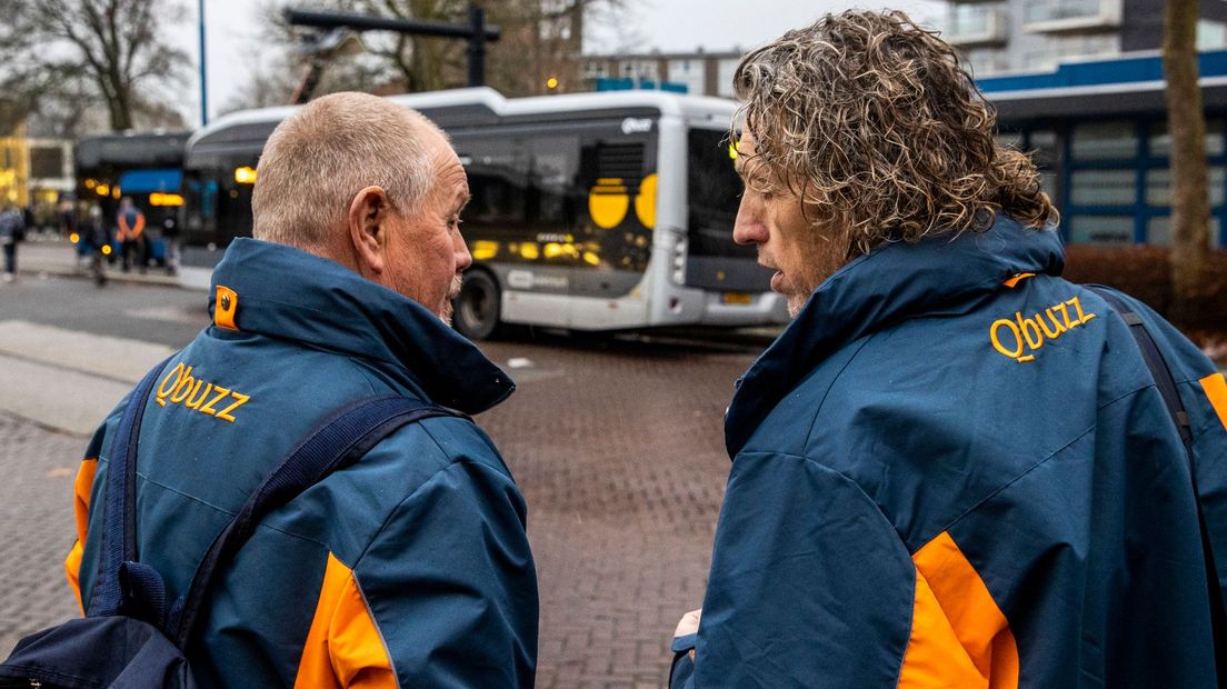 Buschauffeurs leggen het werk neer