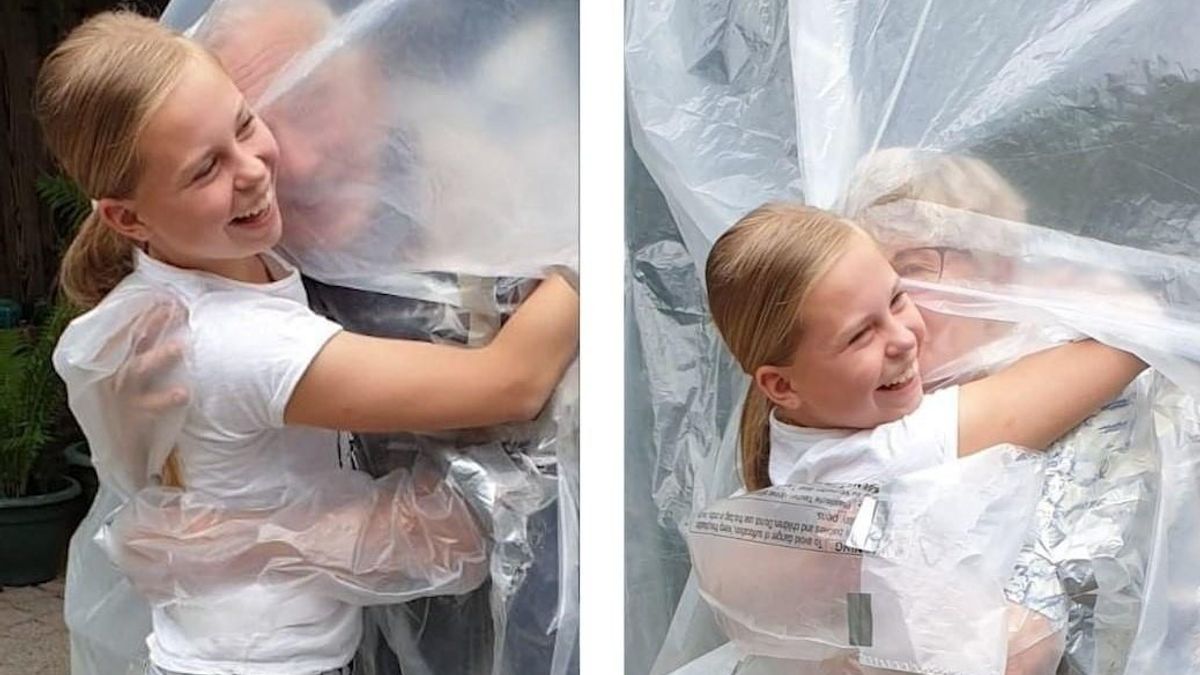 Laura (11) kan eindelijk opa en oma weer knuffelen