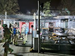 Sportkantine vv Hoogland verwoest na brand, wedstrijden afgelast