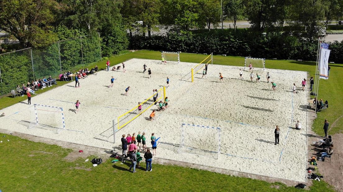 Nieuwe beachvelden bij BWO in Hengelo