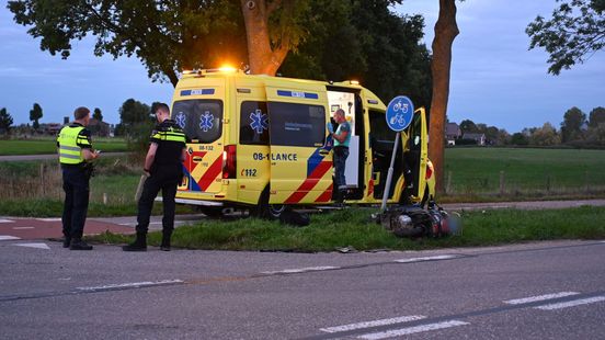 Scooterrijder gewond bij ongeval in Persingen
