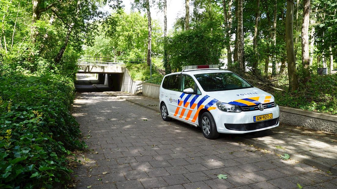 Beroving in fietstunnel