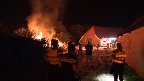 Gewonde fietser gevonden • schapenschuur in brand