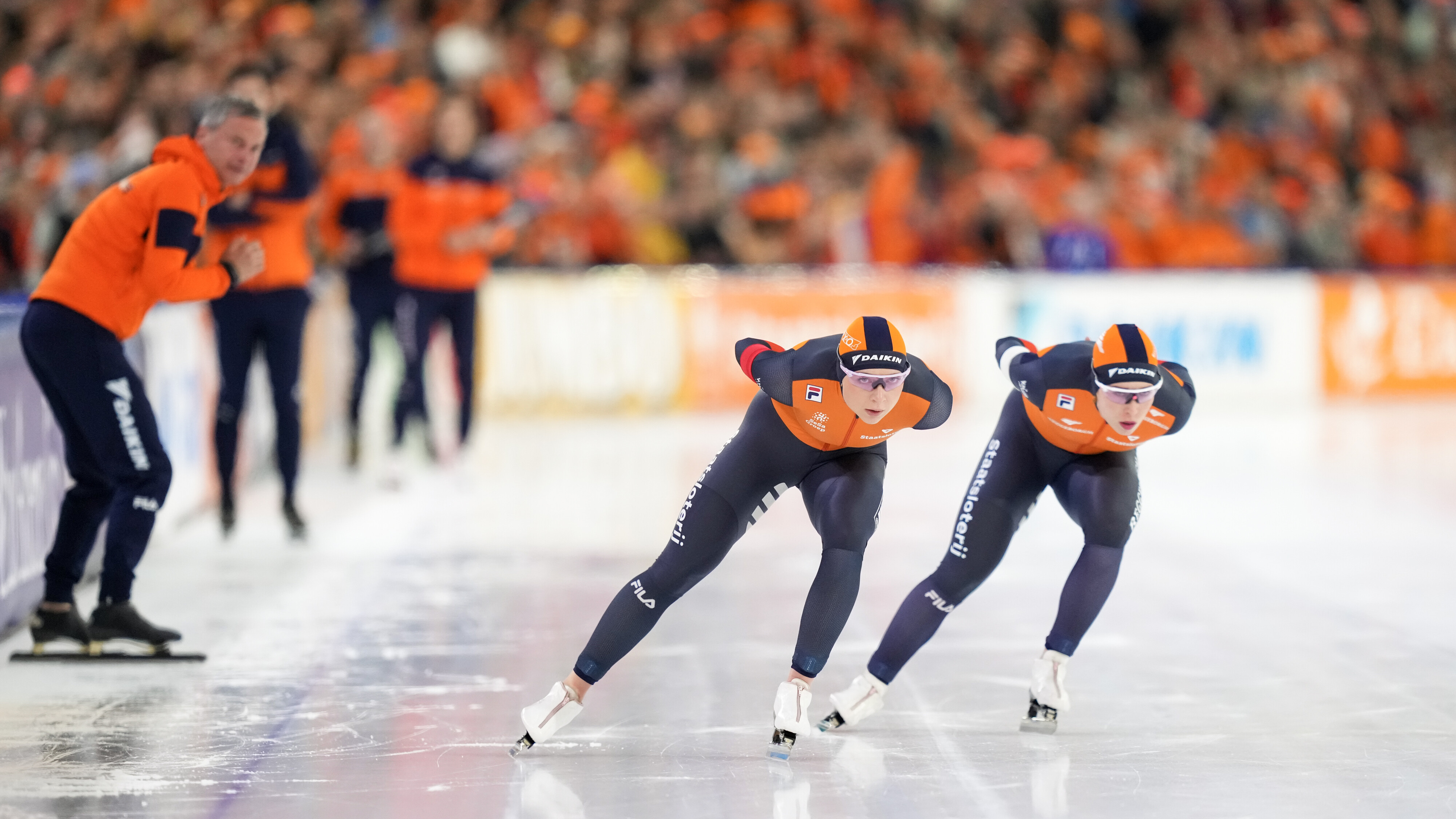 Antoinette Rijpma-de Jong en Joy Beune makken der in moaie striid fan