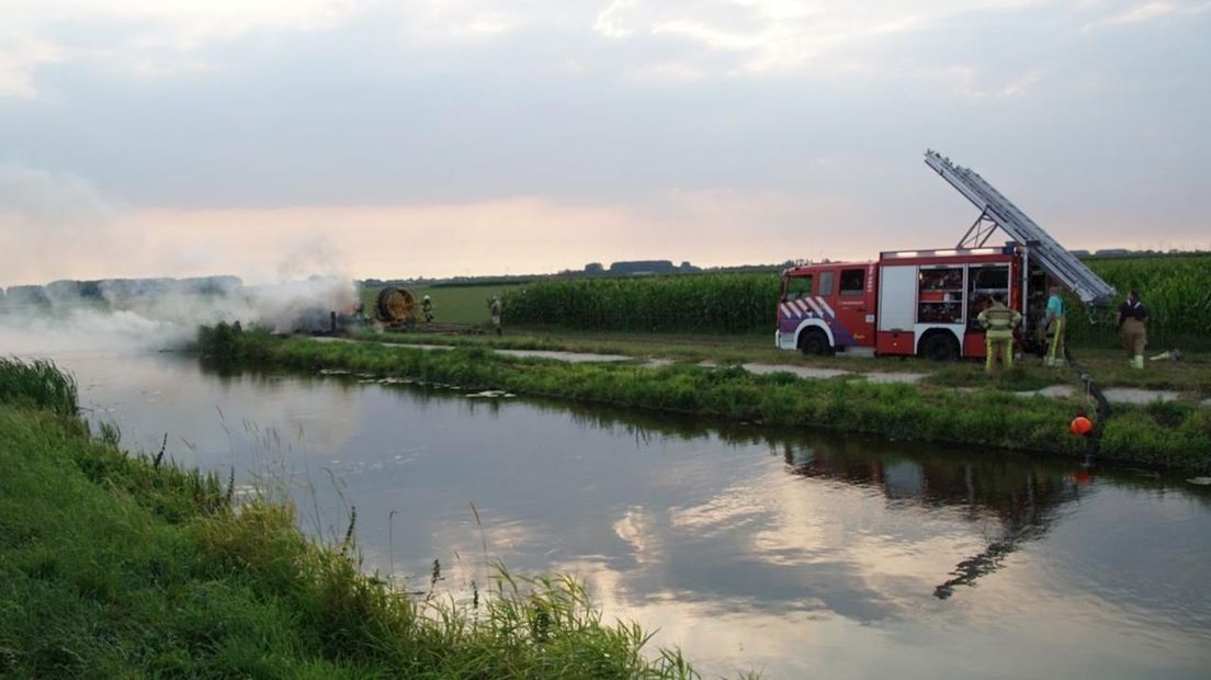 Rook in de verre omtrek te zien