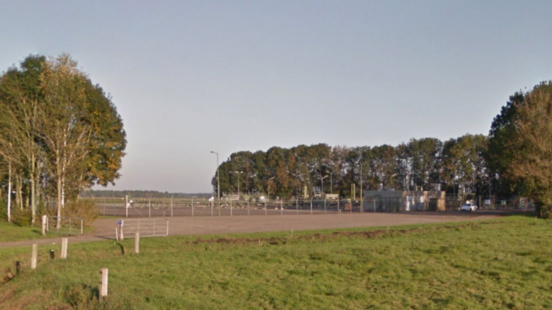 De NAM-locatie aan de Noorddijk in Oosterhesselen (Rechten: Google Streetview)