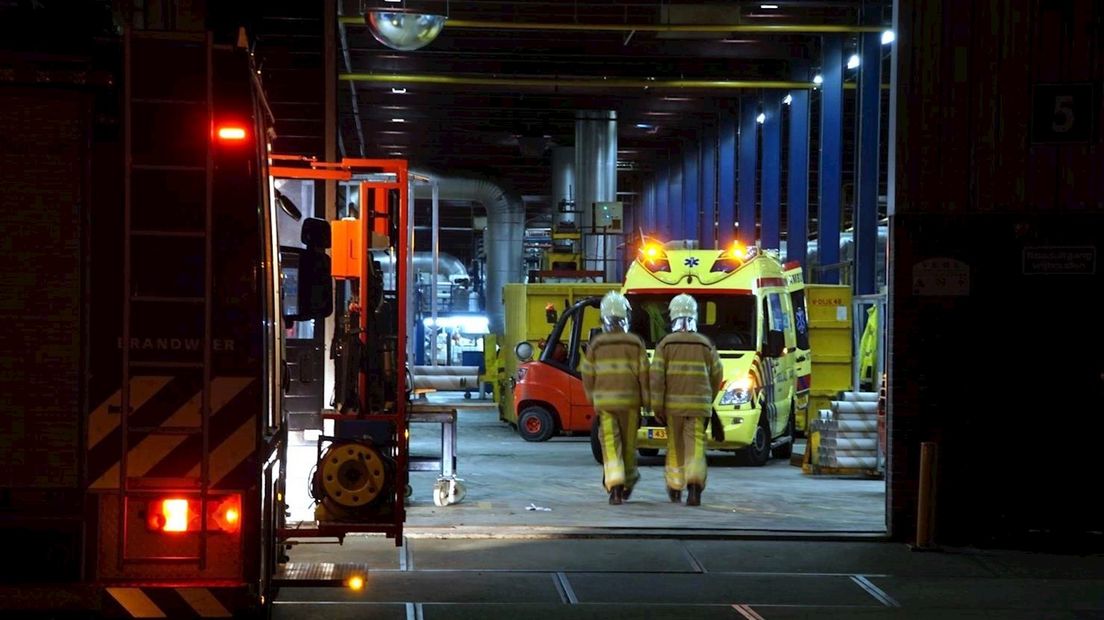 Bedrijfsongeval in tapijtfabriek