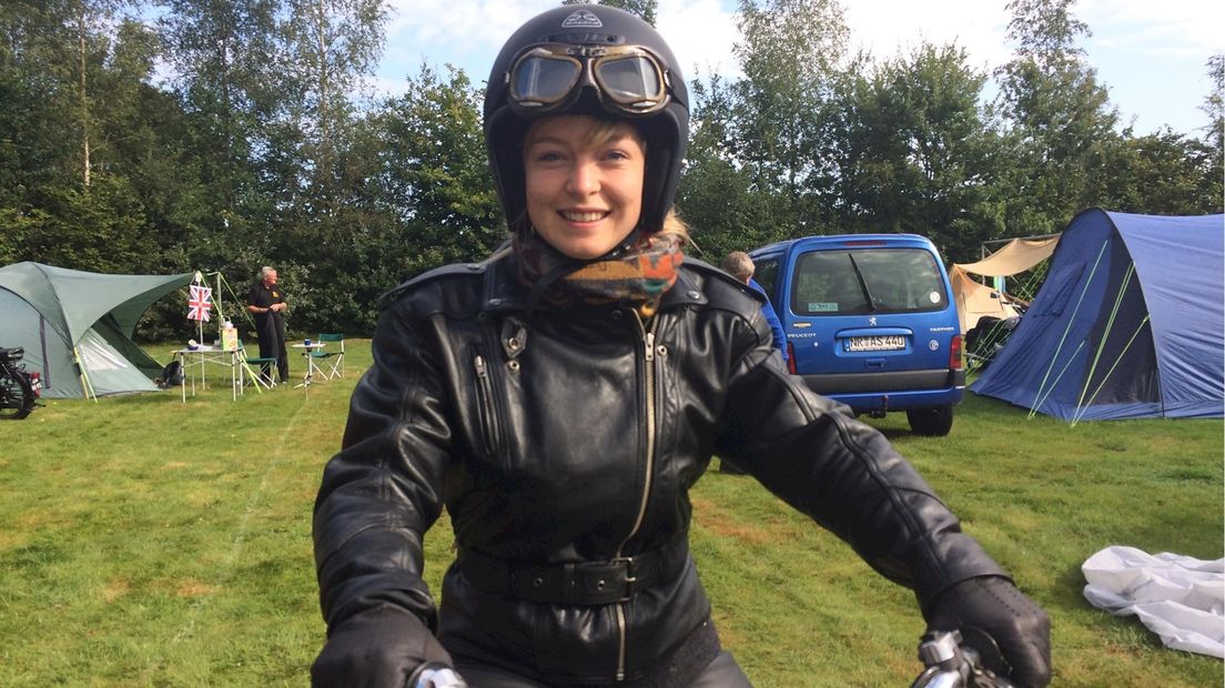 Vera Otte is met haar 23-jaar de jongste deelneemster aan de BSA Rally