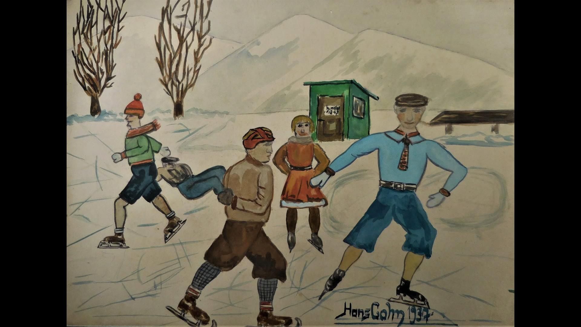 Tekening makke troch Hans Martin Cohn