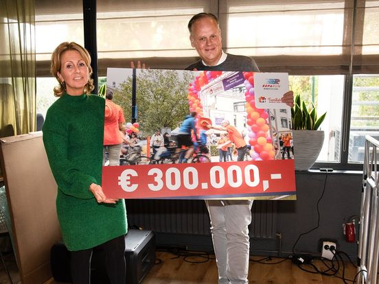 Stichting Roparun steunt Familiehuis Daniël den Hoed met 300.000 euro