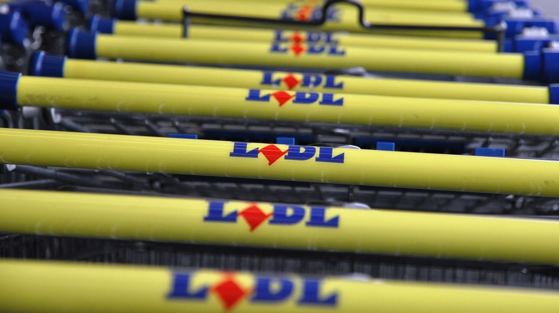 Archieffoto van Lidl-winkelwagens