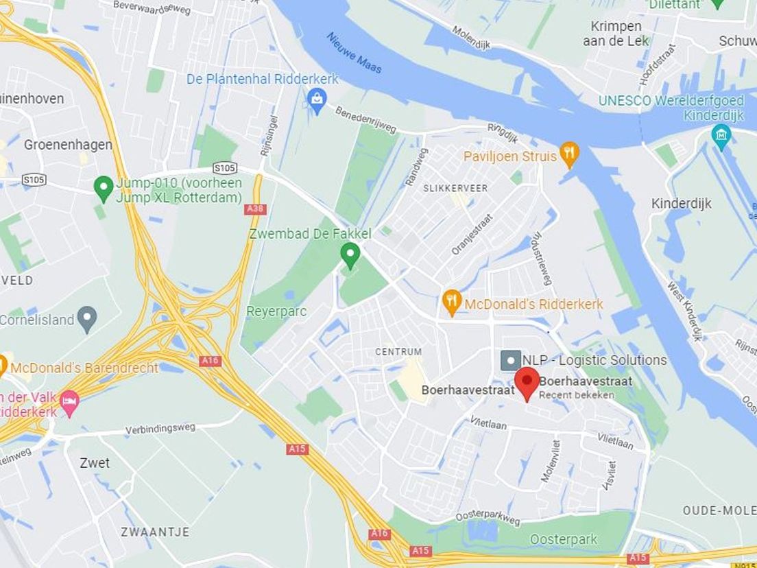 Boerhaavestraat in Ridderkerk