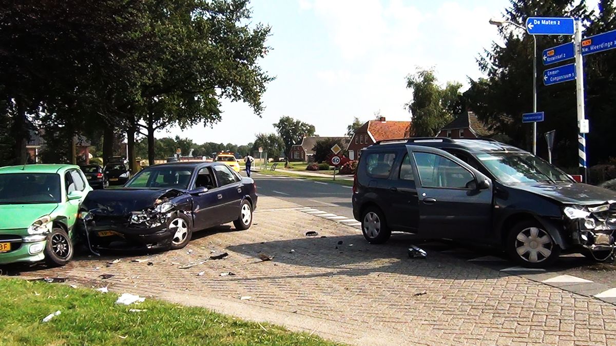 Lichtgewonden bij ongeluk in Roswinkel